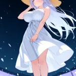 Arte hentai ilustración increíble de Anime Erotica Y Playa Paradisiaca generado por IA