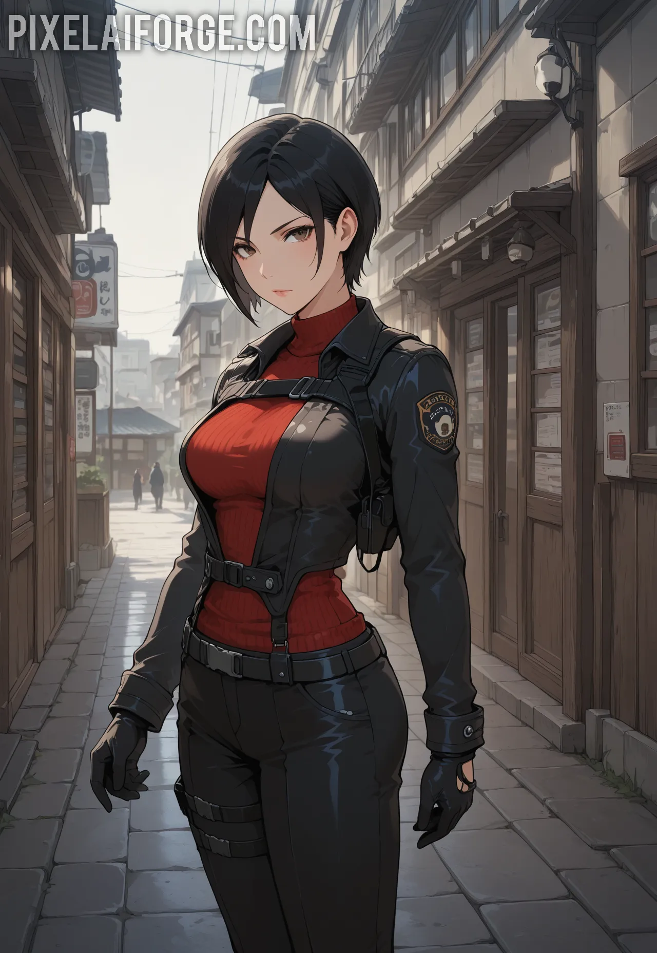 Arte hentai ilustración increíble de Anime Games Anime Streaming Anime Conventions Death Note Oppai generado por IA