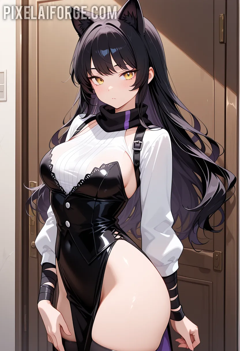 Arte hentai ilustración increíble de Anime Games Seinen Tentacle Moe Maid generado por IA