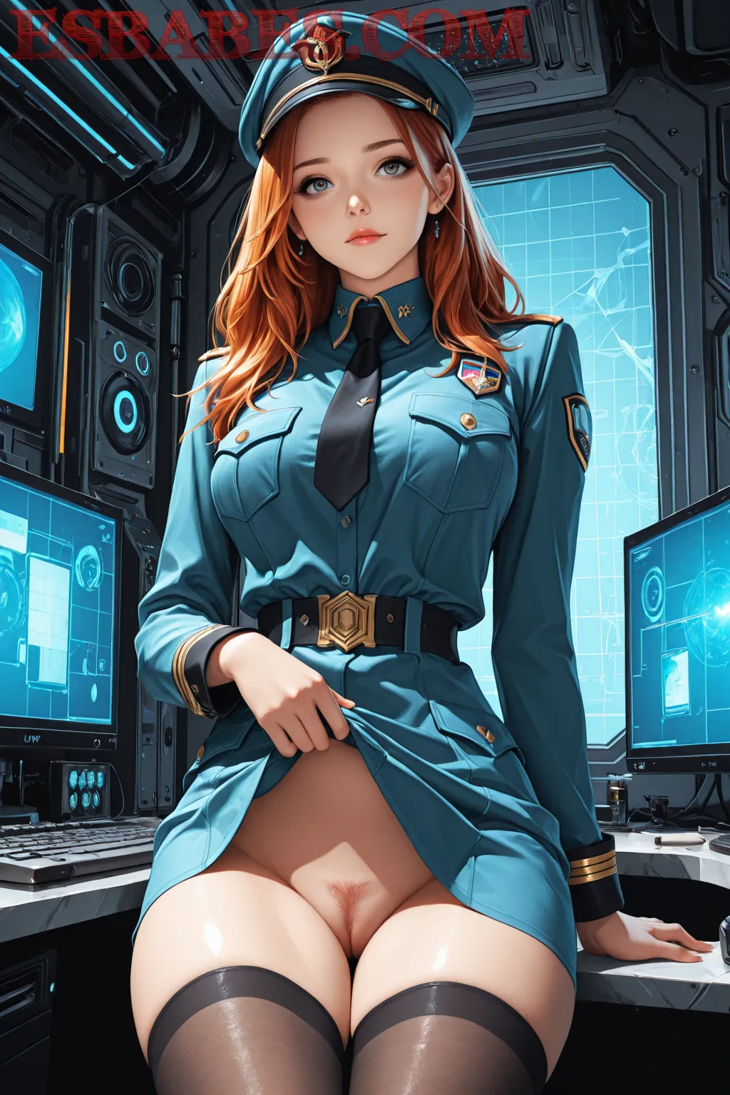 Arte hentai ilustración increíble de Anime Girl Anime List Anime Merch Shoujo Ai Yandere generado por IA