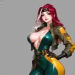 Arte hentai ilustración increíble de Anime Girl Blue Box Hidive Shojo New Anime generado por IA