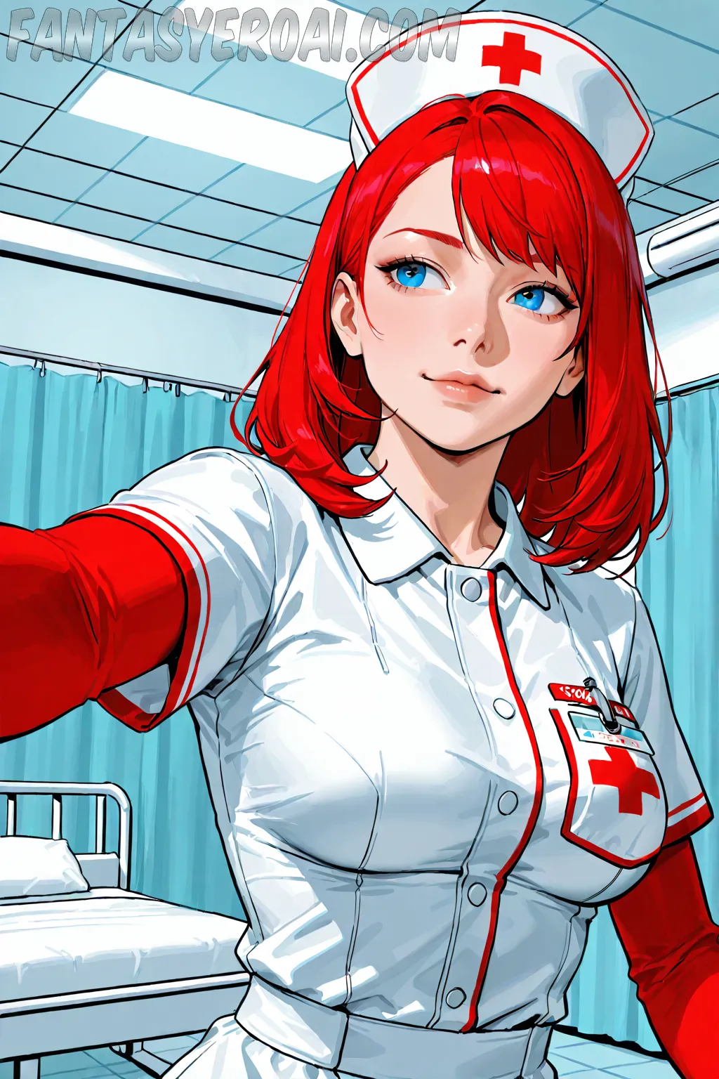 Arte hentai ilustración increíble de Anime Girl Frieren Goku Bara Shounen Ai generado por IA