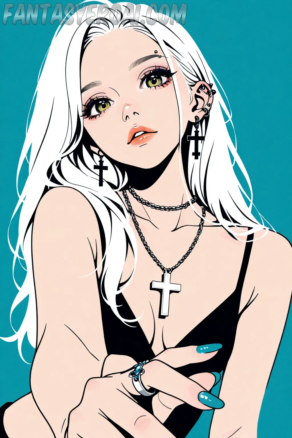 Arte hentai ilustración increíble de Anime Girl Manga Anime Edit Bishoujo Eroge generado por IA