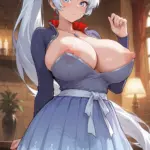 Arte hentai ilustración increíble de Anime Kaiju No 8 Anime Girl Top Anime Reverse Harem generado por IA