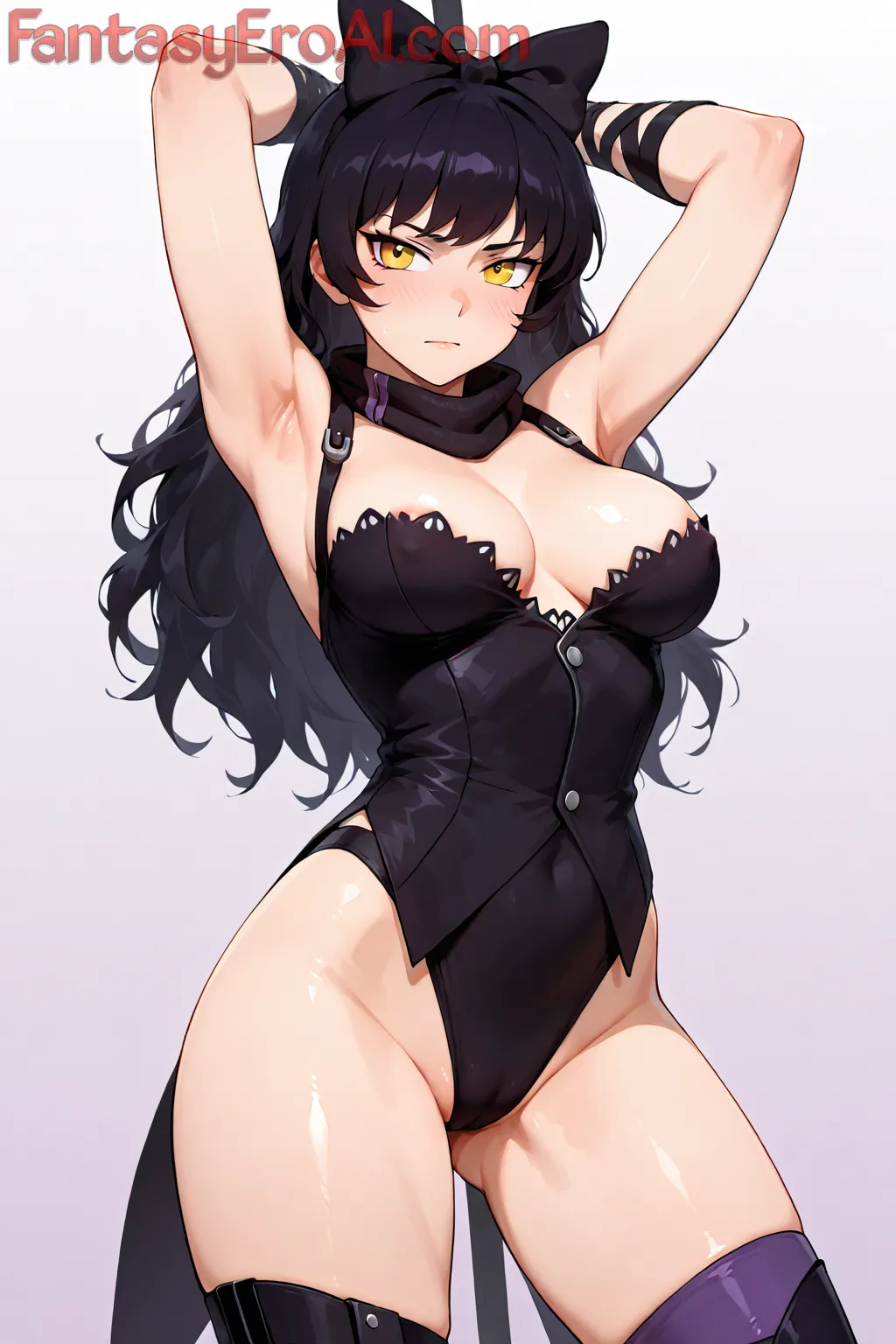 Arte hentai ilustración increíble de Anime Kaiju No 8 Cowboy Bebop Oppai Shounen Ai generado por IA