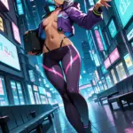 Arte hentai ilustración increíble de Anime Mashle Neon Genesis Evangelion Catgirl Reverse Harem generado por IA