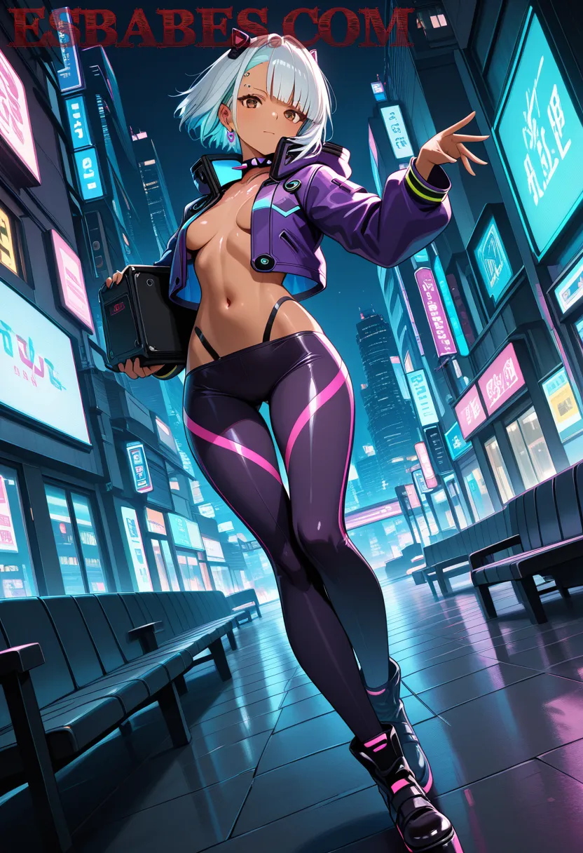 Arte hentai ilustración increíble de Anime Mashle Neon Genesis Evangelion Catgirl Reverse Harem generado por IA