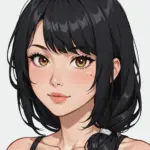 Arte hentai ilustración increíble de Anime Merch Shoujo Ai Lolicon Yandere Senpai generado por IA