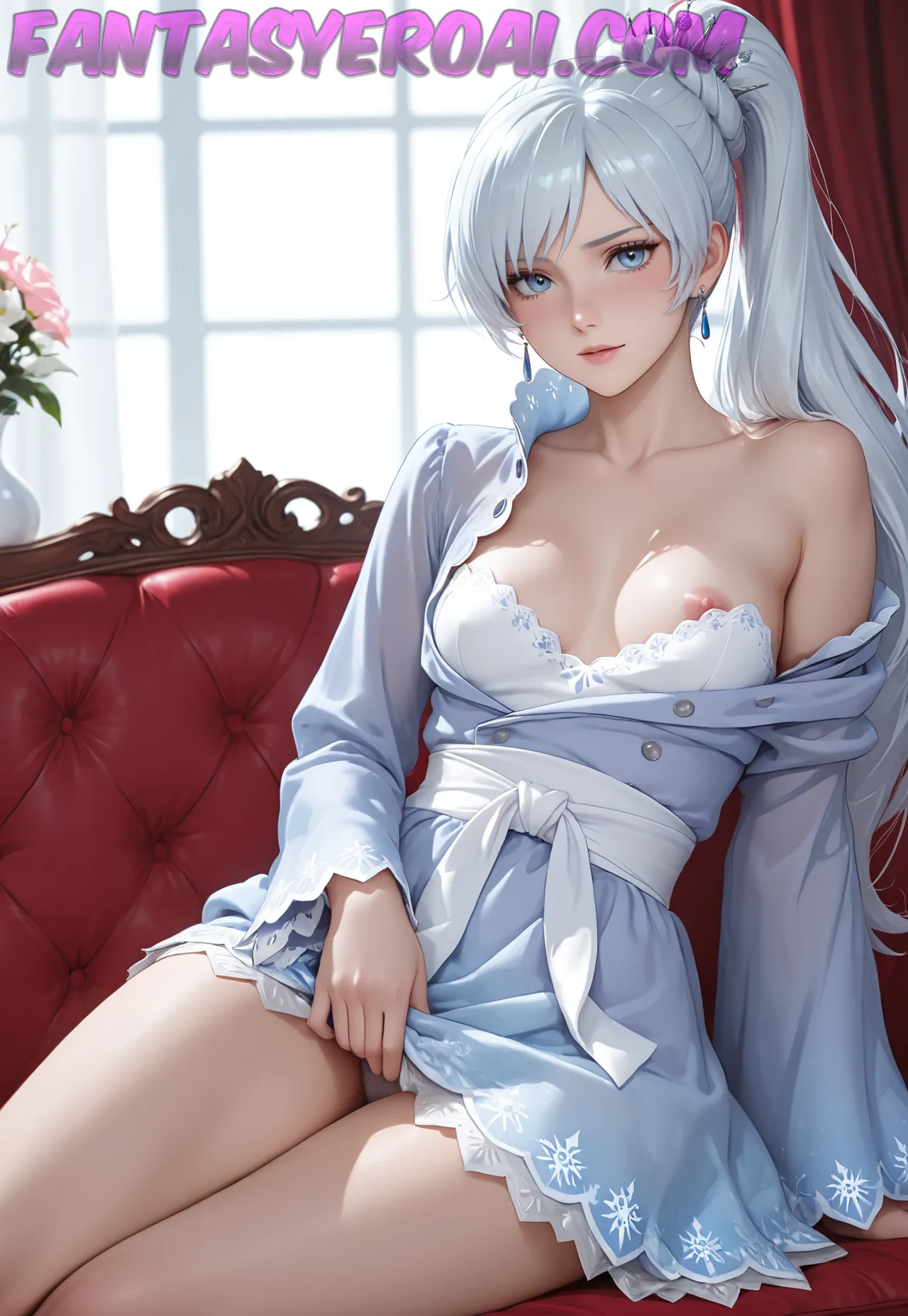 Arte hentai ilustración increíble de Anime Movies Anime Dubbed Yuri Yaoi Moe generado por IA