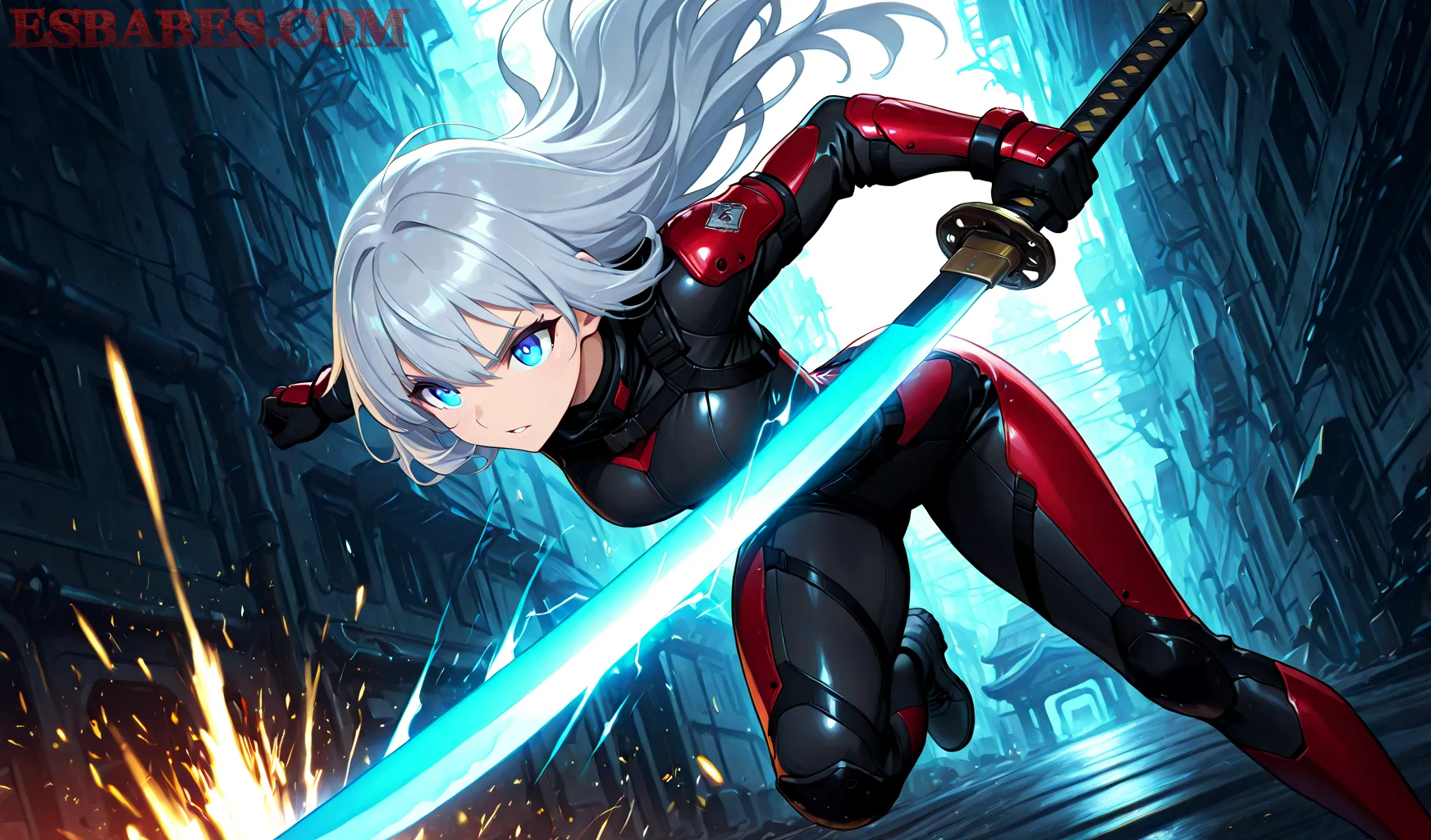 Arte hentai ilustración increíble de Anime Movies Eren Yeager Ecchi Moe Yandere generado por IA