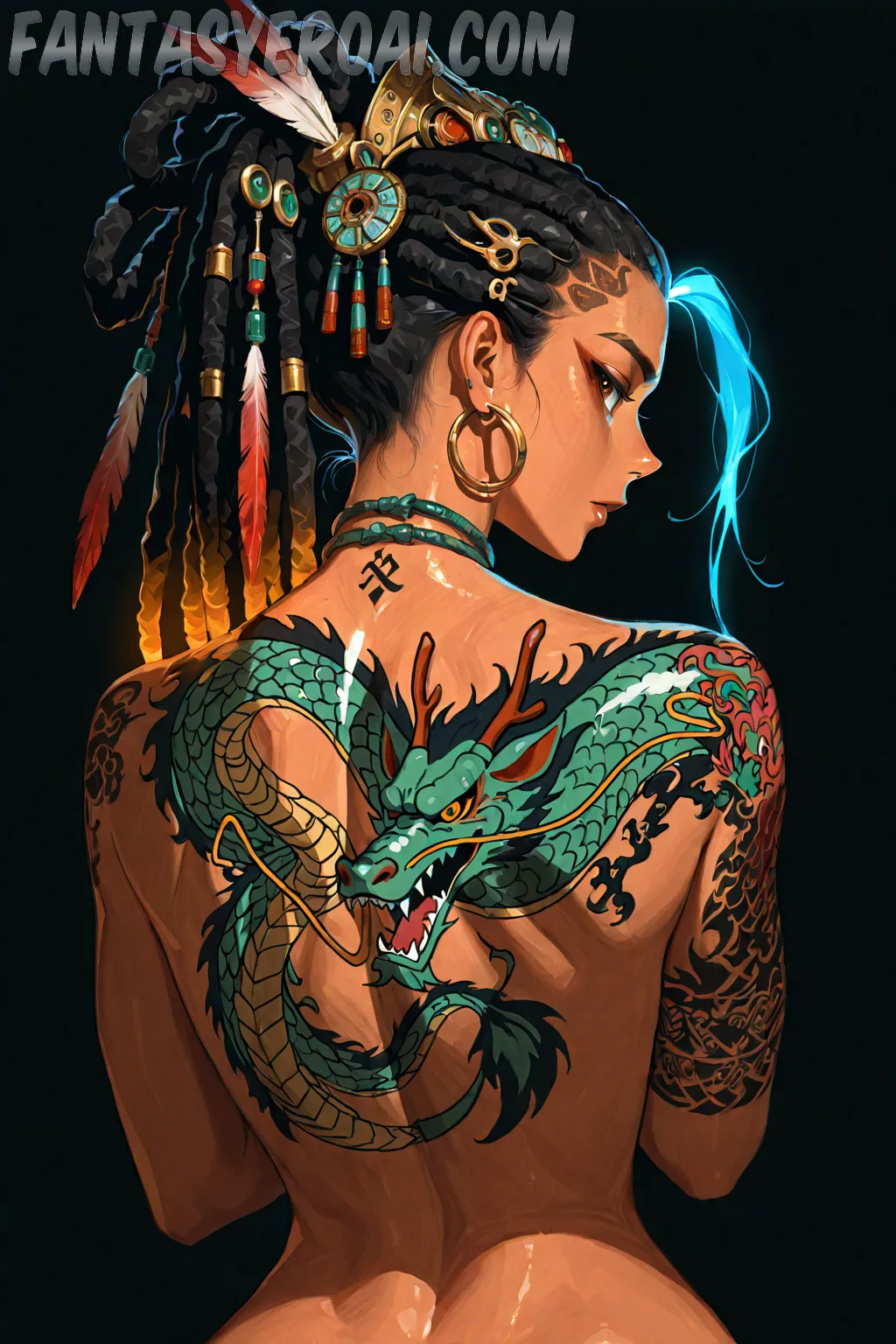 Arte hentai ilustración increíble de Anime Movies Seinen Goku Bishounen Shounen Ai generado por IA