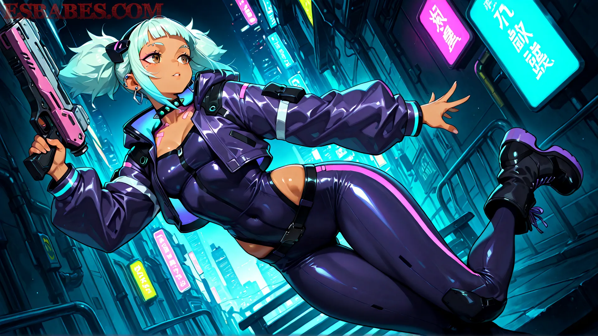 Arte hentai ilustración increíble de Anime Opening Blue Box Hidive Eren Yeager Reverse Harem generado por IA