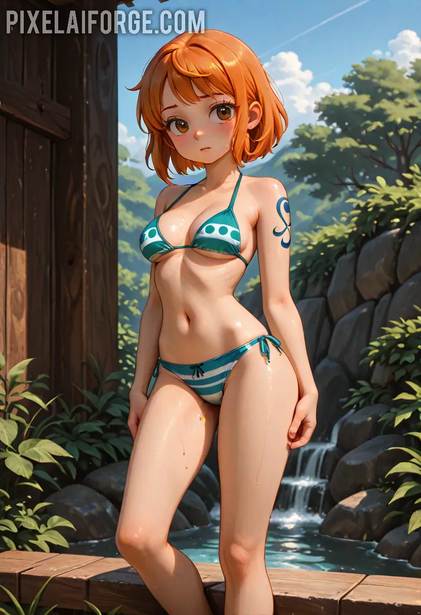 Arte hentai ilustración increíble de Anime Season Blue Box Lazarus Steins Gate Ecchi generado por IA