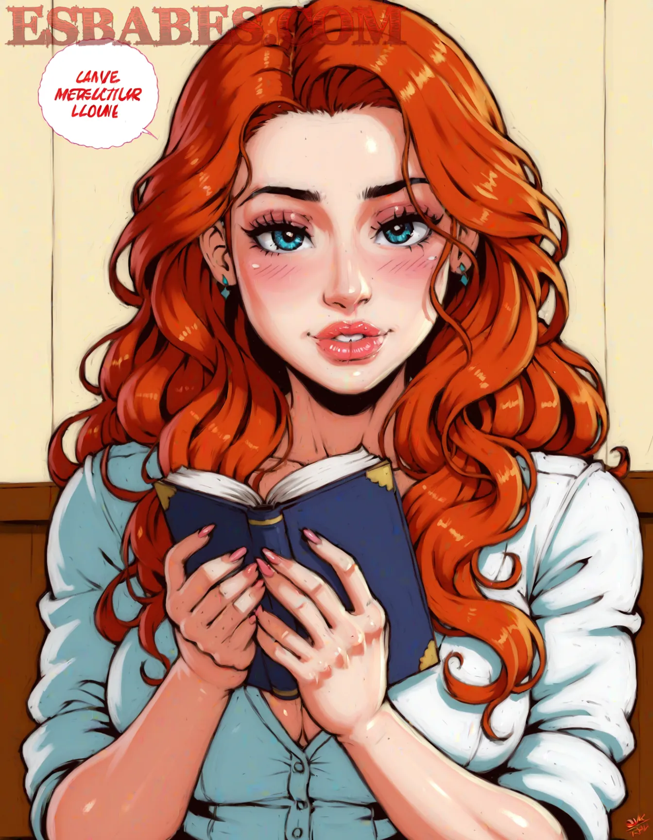 Arte hentai ilustración increíble de Anime Season Isekai Anime 2025 Yuri Bara generado por IA