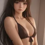 Arte hentai ilustración increíble de Anime Series Chainsaw Man Anime Merch Ecchi Oppai generado por IA