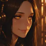 Arte hentai ilustración increíble de Anime Streaming Anime Trailer Steins Gate Funimation Senpai generado por IA