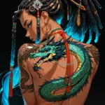 Arte hentai ilustración increíble de Anime Witch Hat Atelier Kaiju No 8 Anime Season Bara generado por IA