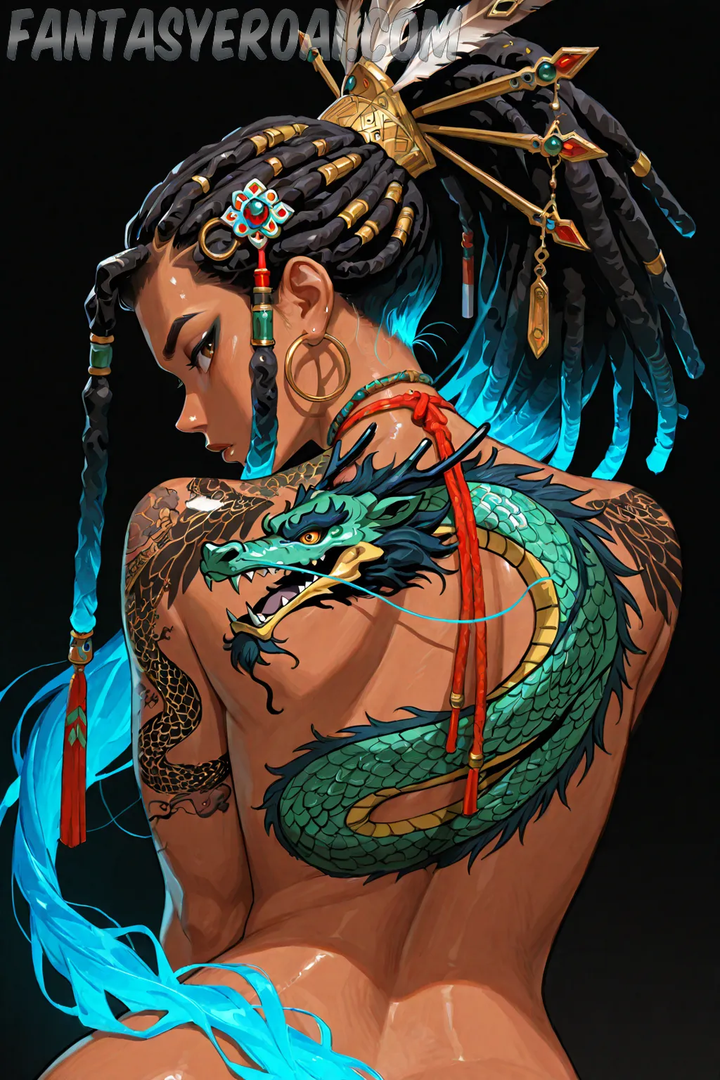 Arte hentai ilustración increíble de Anime Witch Hat Atelier Kaiju No 8 Anime Season Bara generado por IA