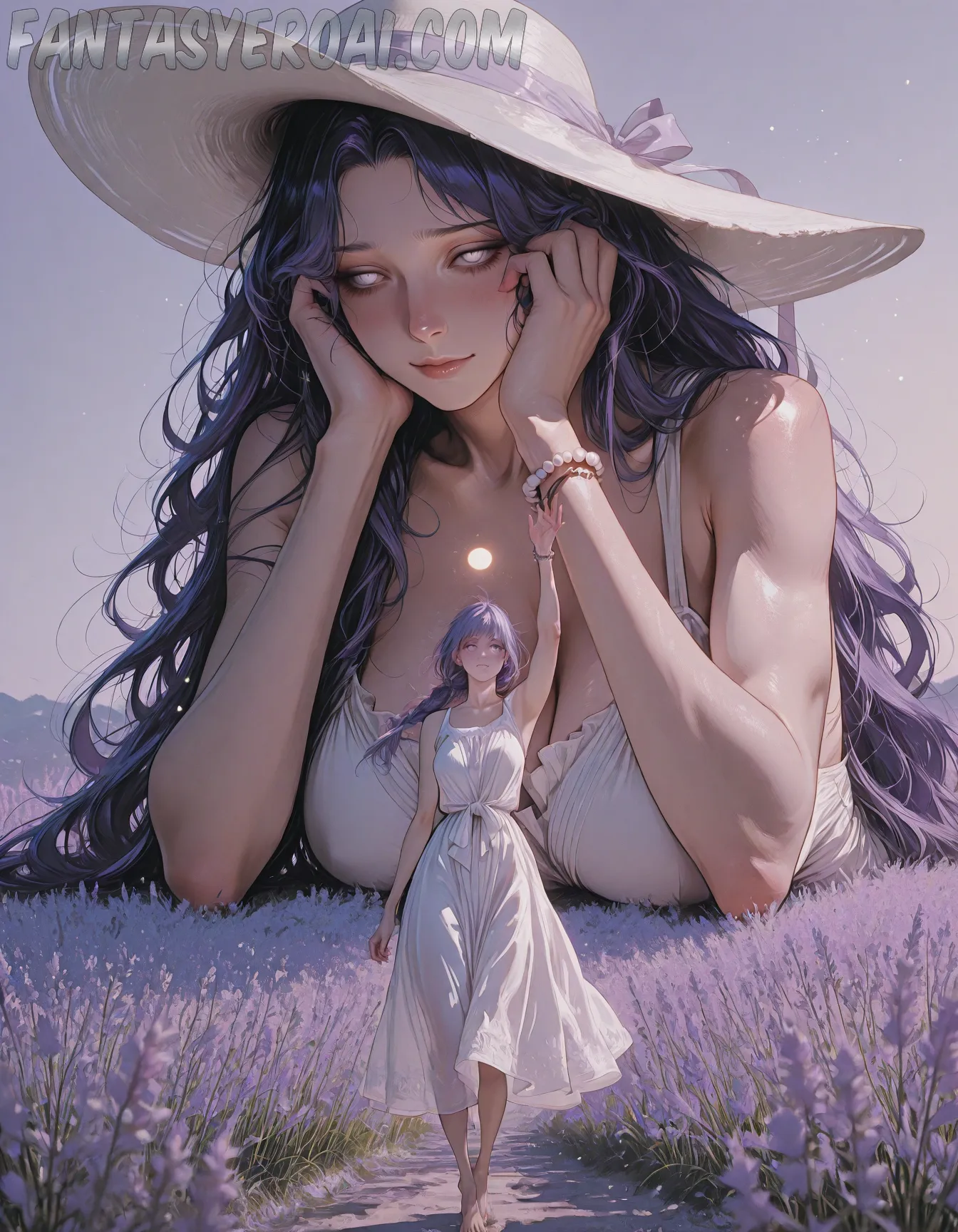 Arte hentai ilustración increíble de Anna Belick generado por IA