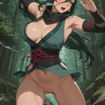 Arte hentai ilustración increíble de Anri Sugihara Desnuda generado por IA