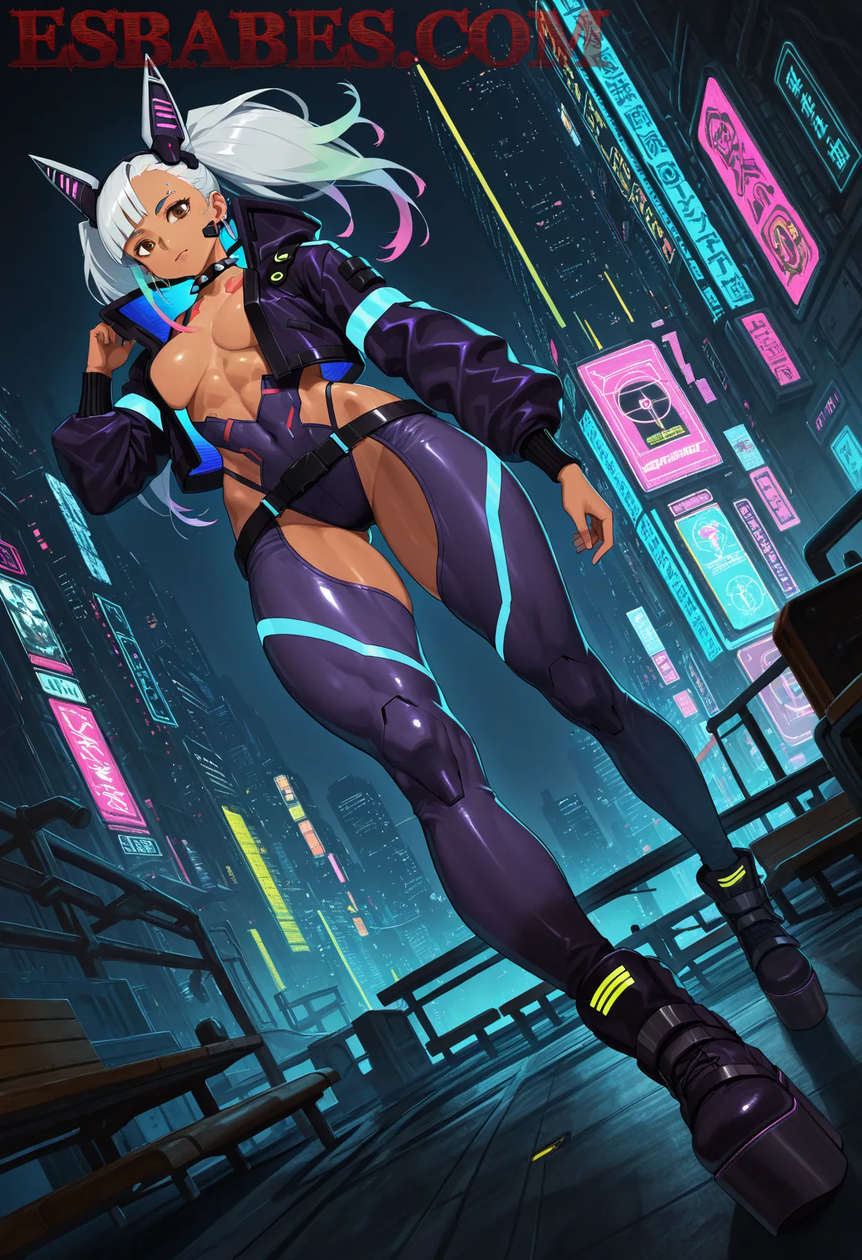 Arte hentai ilustración increíble de Anri Sugihara generado por IA