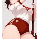 Arte hentai ilustración increíble de Antonella Espectacular Belleza Brasilena generado por IA