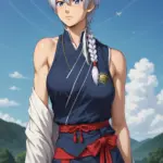 Arte hentai ilustración increíble de Apothecary Diaries Cowboy Bebop Goku Eroge Maid generado por IA