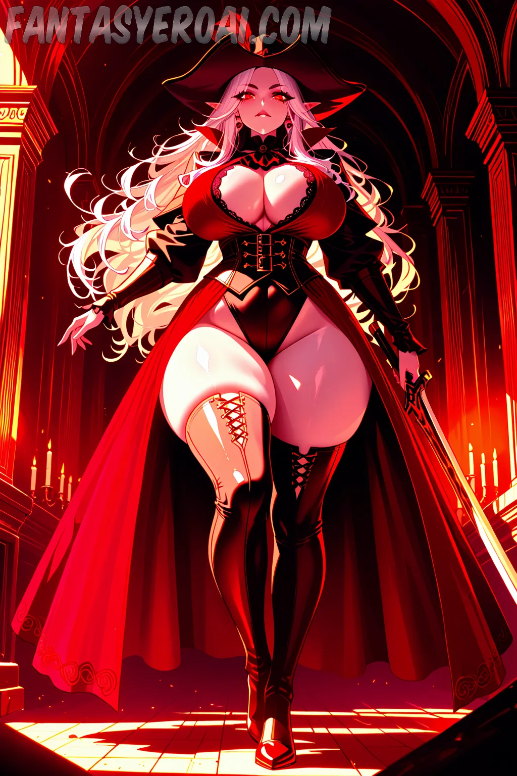 Arte hentai ilustración increíble de Apothecary Diaries Demon Slayer Crunchyroll Anime Expo Funimation generado por IA