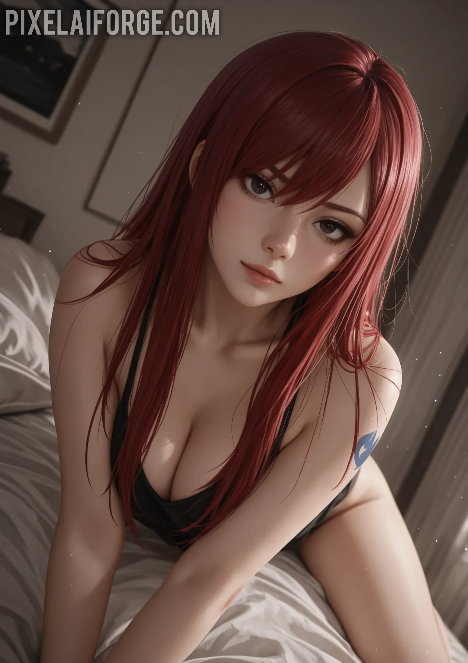 Arte hentai ilustración increíble de Apothecary Diaries Spy X Family Anime Opening Cowboy Bebop Anime Trailer generado por IA