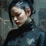 Arte hentai ilustración increíble de Aria Lee 3 generado por IA