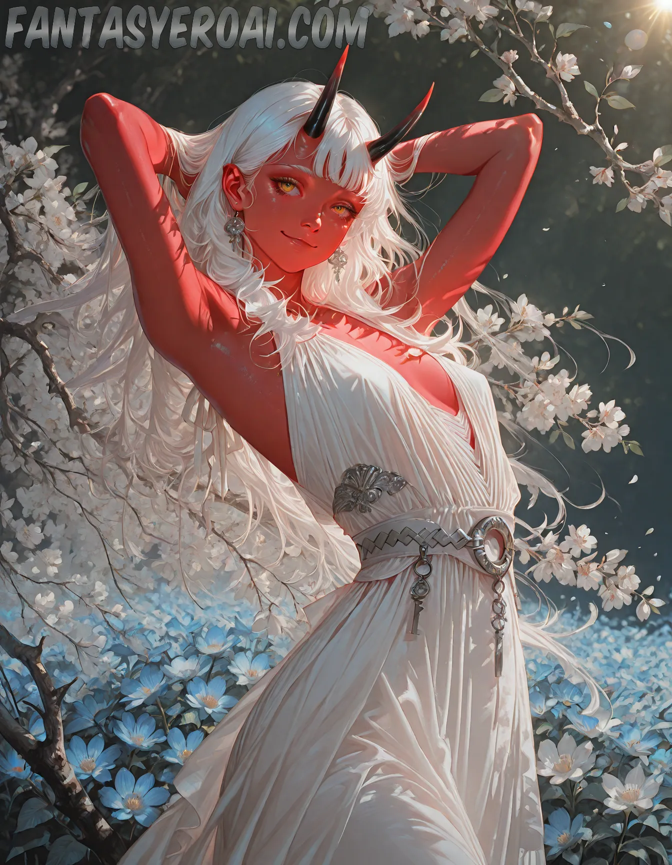 Arte hentai ilustración increíble de Ariana Marie En Cosplay De Princesa generado por IA