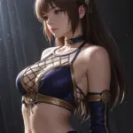 Arte hentai ilustración increíble de Ariel A With Amazing Body Show generado por IA