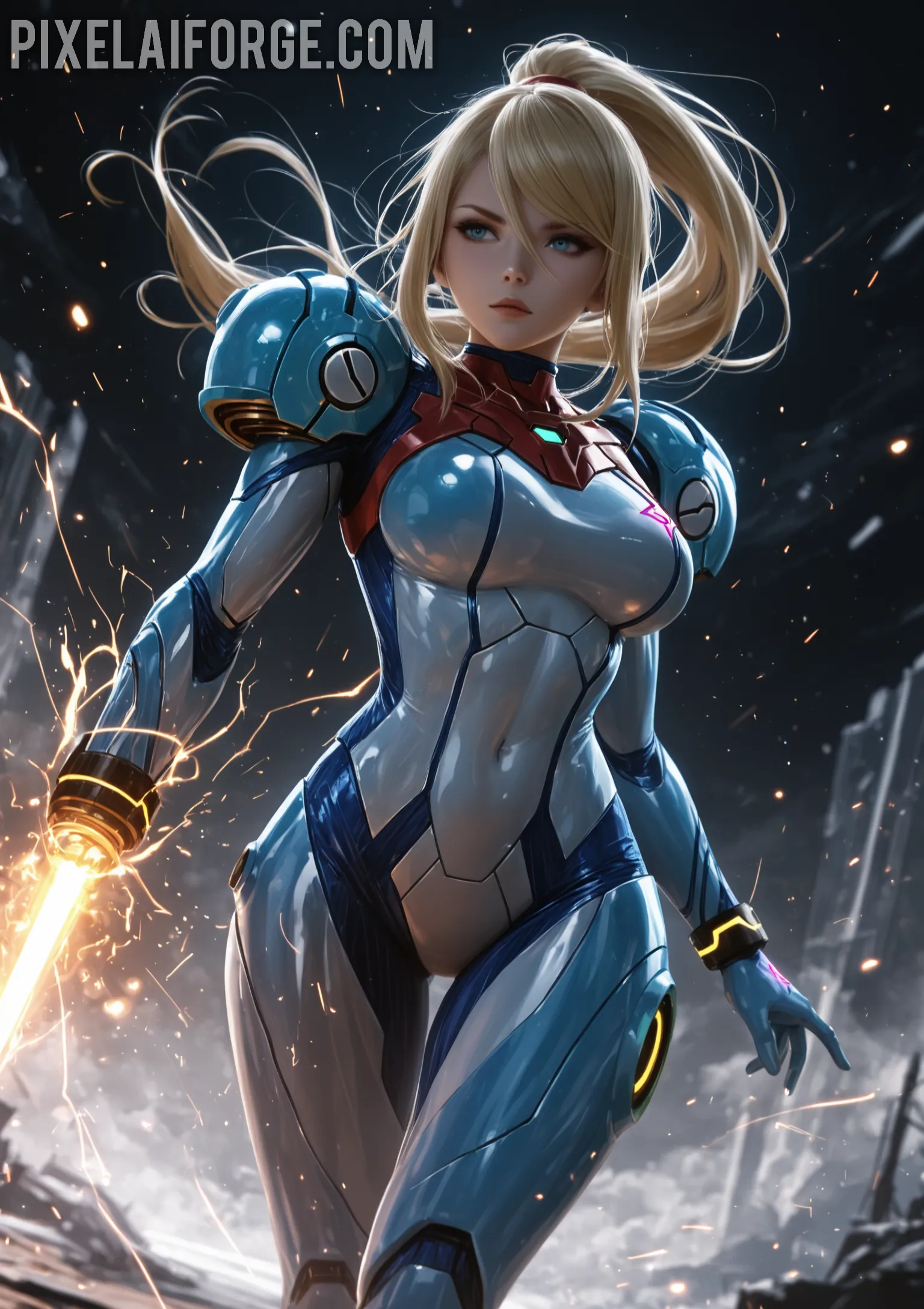 Arte hentai ilustración increíble de Ashley Tervort Desnuda Y Caliente generado por IA