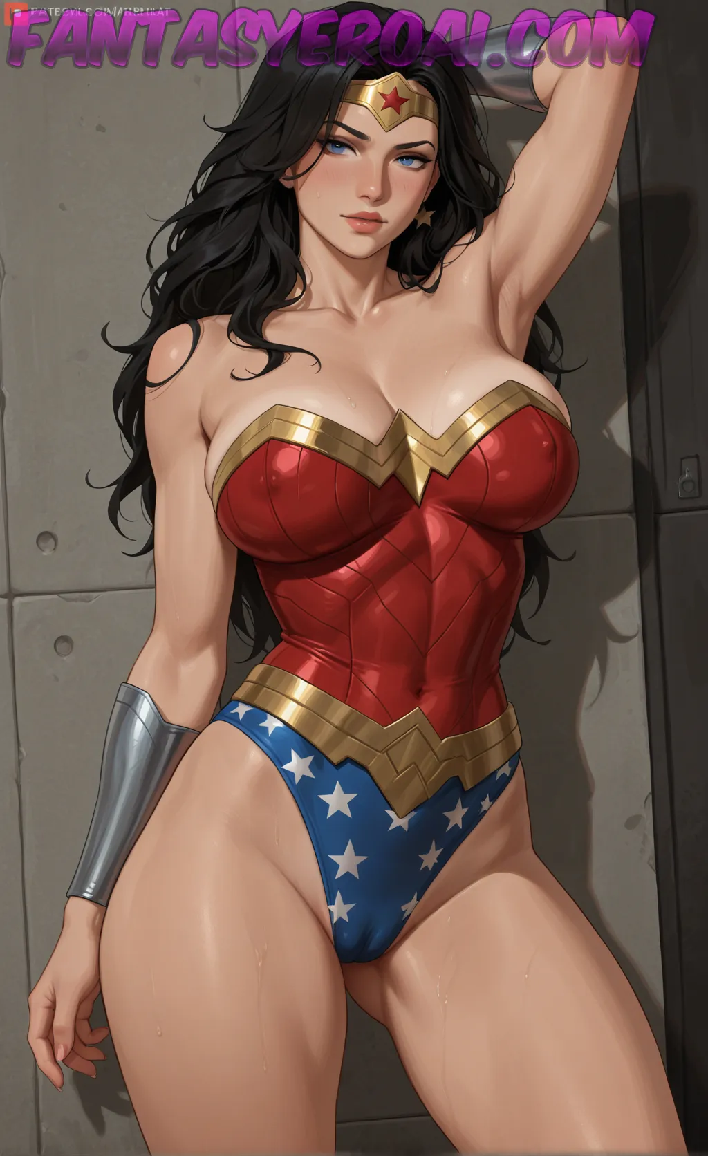 Arte hentai ilustración increíble de Aspen Rae generado por IA