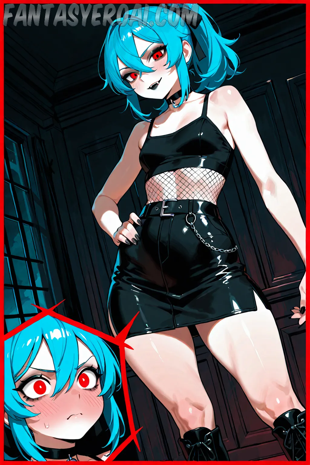 Arte hentai ilustración increíble de Attack On Titan Anime Edit Anime Opening Death Note Senpai generado por IA