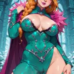 Arte hentai ilustración increíble de Attack On Titan Anime List Yuri Shoujo Ai Harem generado por IA