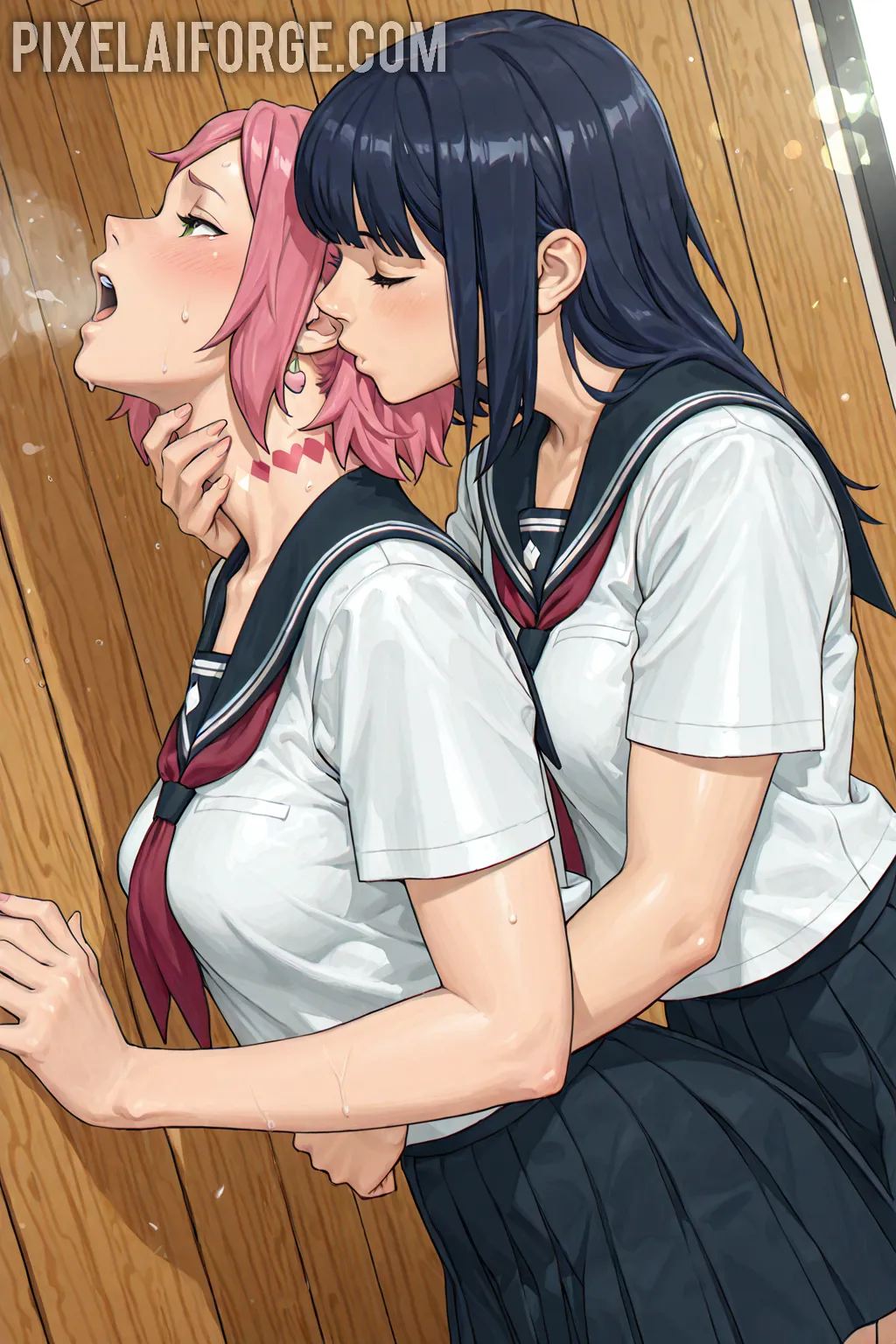 Arte hentai ilustración increíble de Attack On Titan Dragon Ball Anime Games Anime Reviews Senpai generado por IA