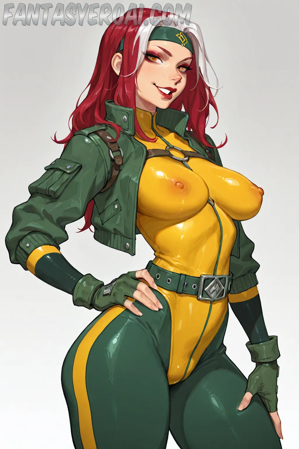 Arte hentai ilustración increíble de Aventura En Pelotas generado por IA