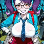 Arte hentai ilustración increíble de Babybunny2kk Suicide Girls Desnuda generado por IA