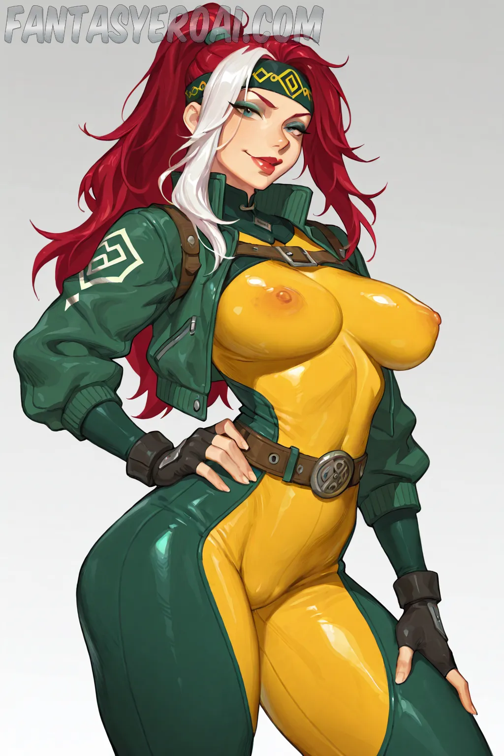 Arte hentai ilustración increíble de Beautiful Asian Nude generado por IA