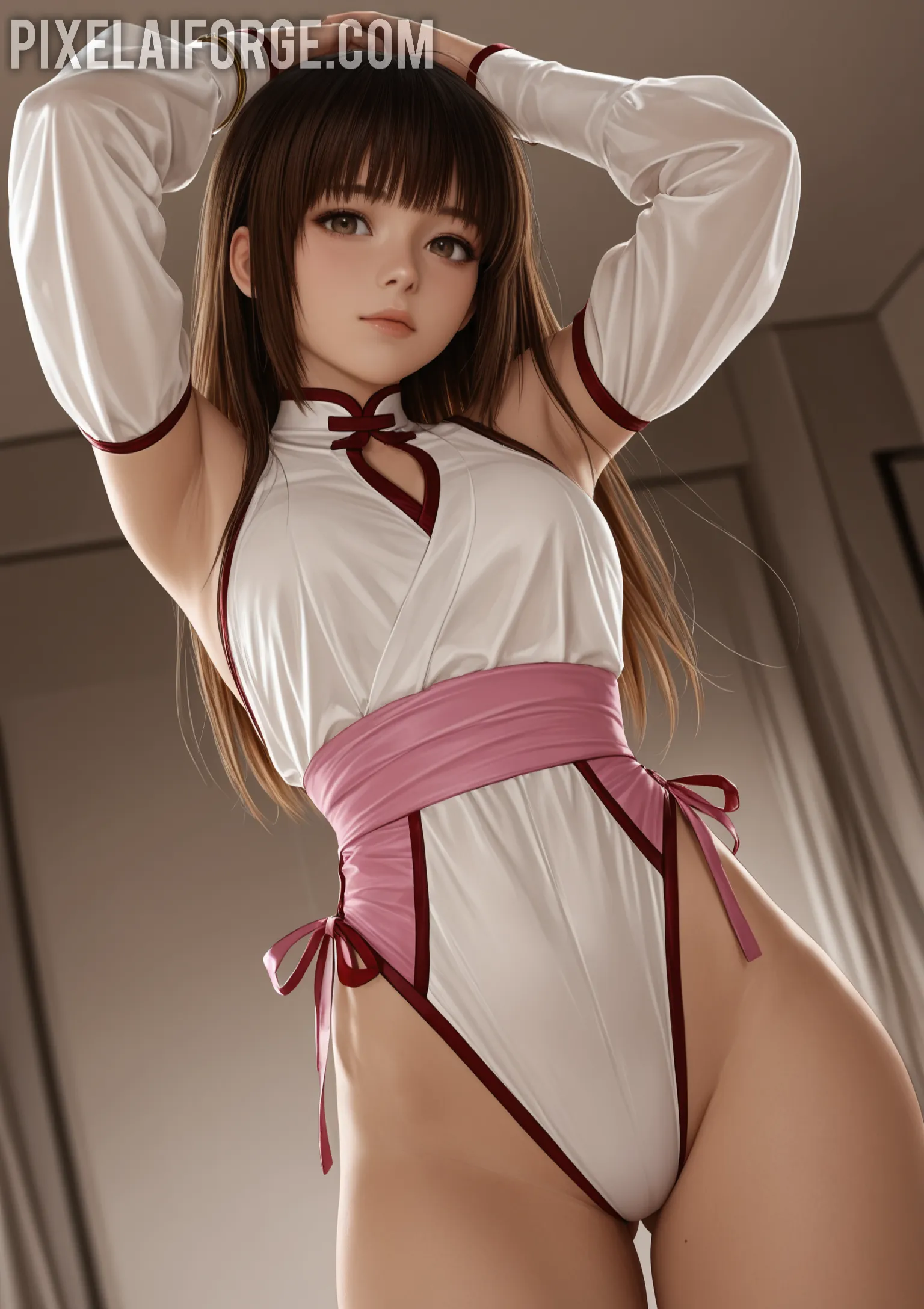 Arte hentai ilustración increíble de Beauty Luxury Hot Teens generado por IA