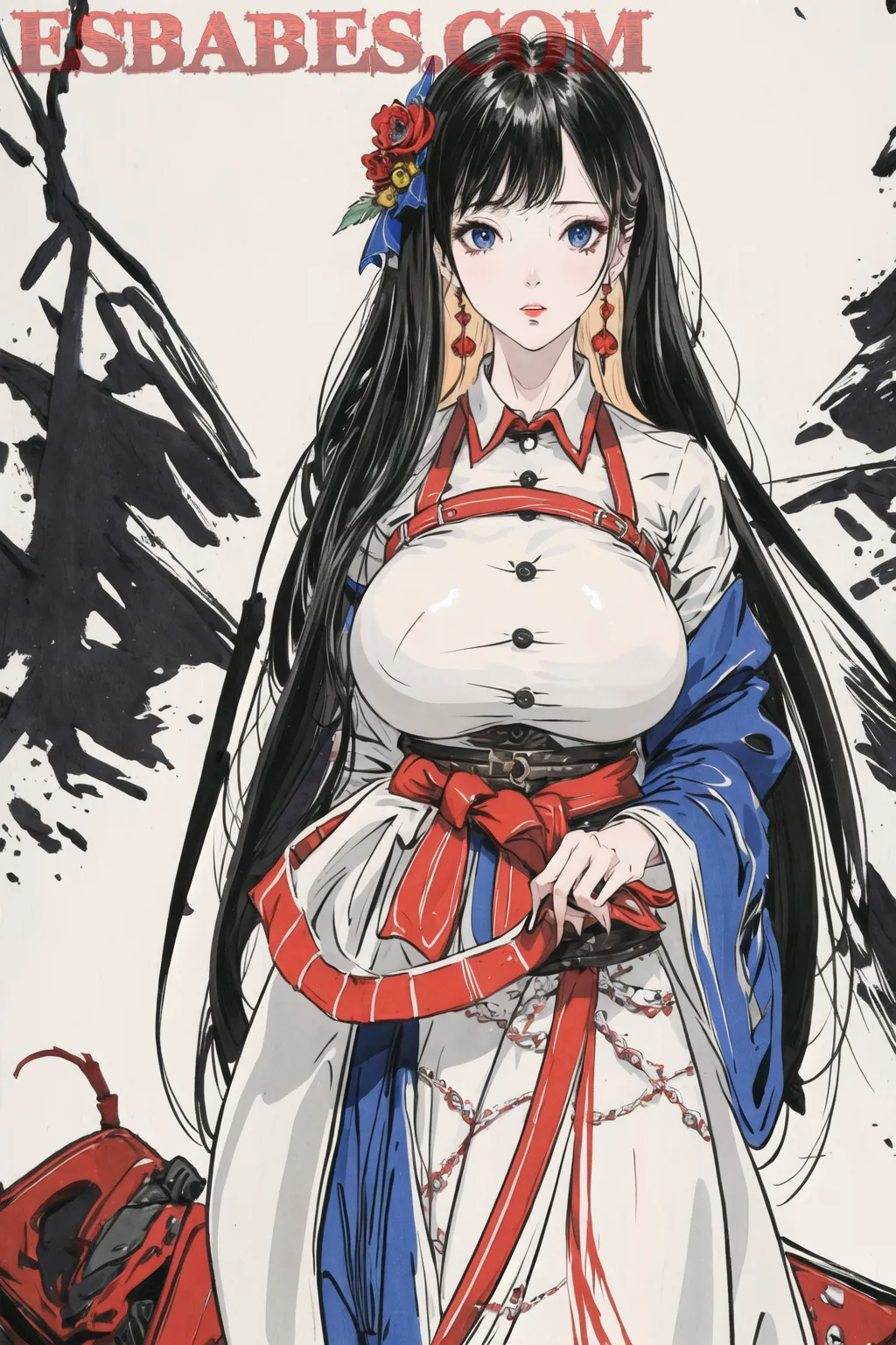 Arte hentai ilustración increíble de Beauty Nude Brunette In Pink Mesh And Pink Pussy generado por IA