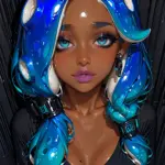 Arte hentai ilustración increíble de Beauty Redhead Girl Naked Tits generado por IA