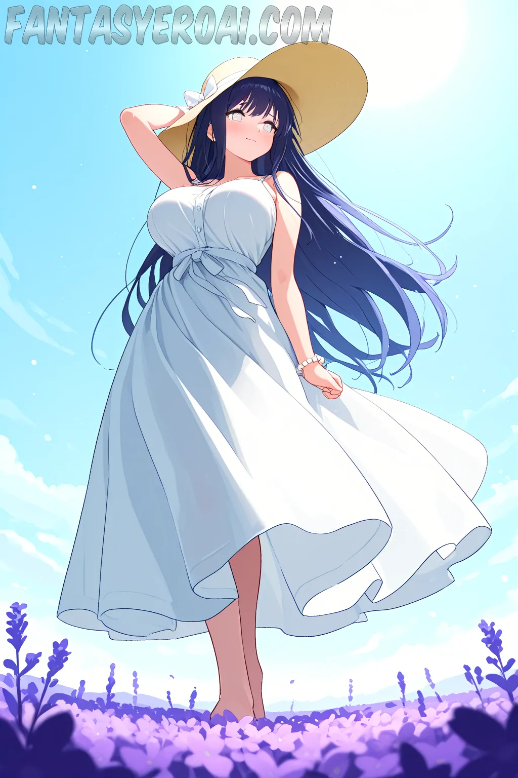 Arte hentai ilustración increíble de Bella Romana generado por IA