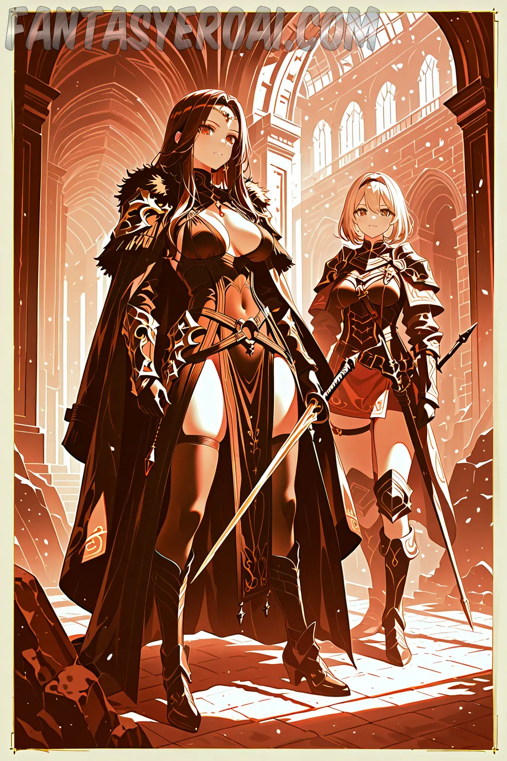 Arte hentai ilustración increíble de Belleza Femenina Al Desnudo generado por IA