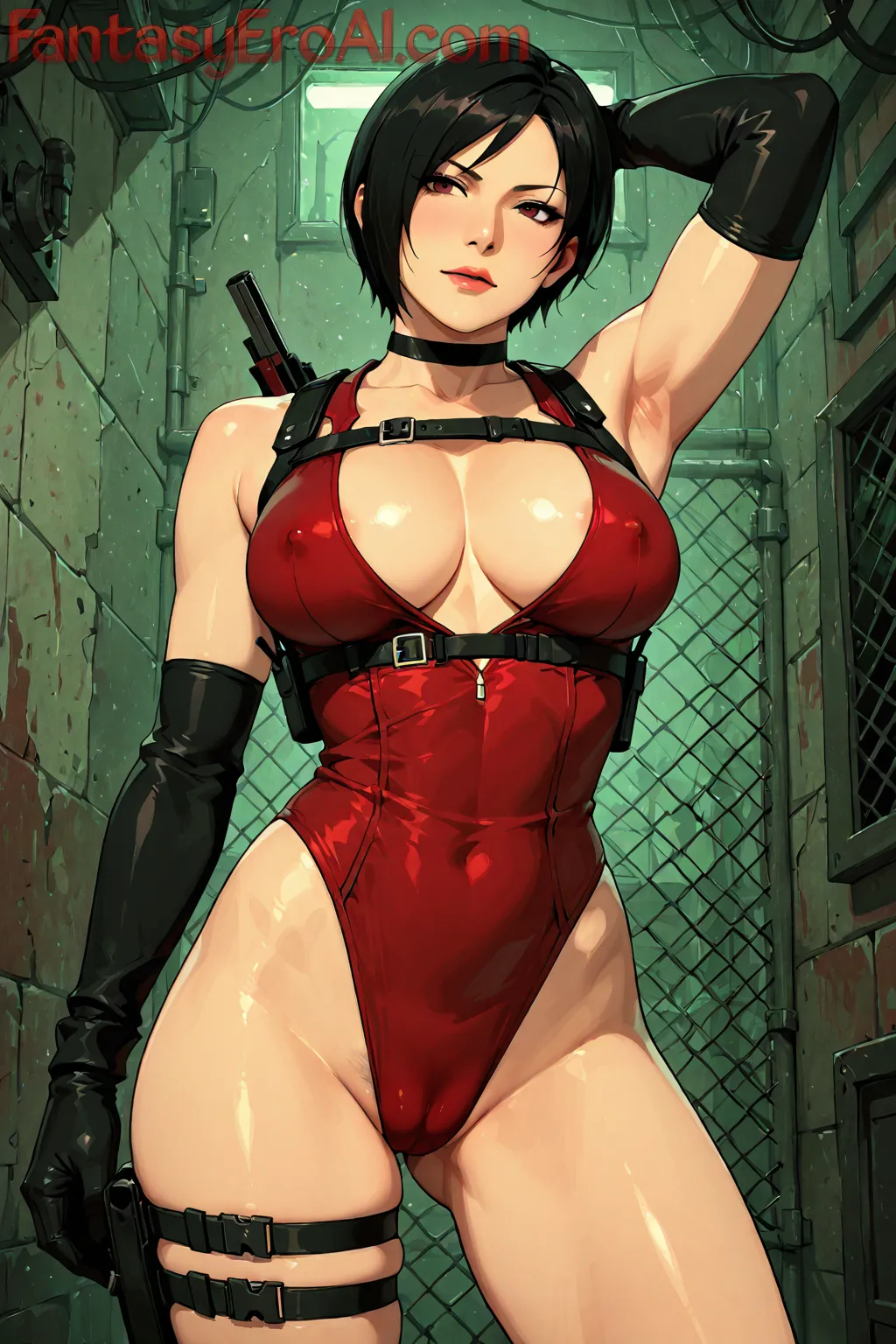 Arte hentai ilustración increíble de Best Anime Shonen Luffy Kemonomimi Tentacle generado por IA