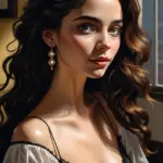 Arte hentai ilustración increíble de Bhad Bhabie Modelo generado por IA