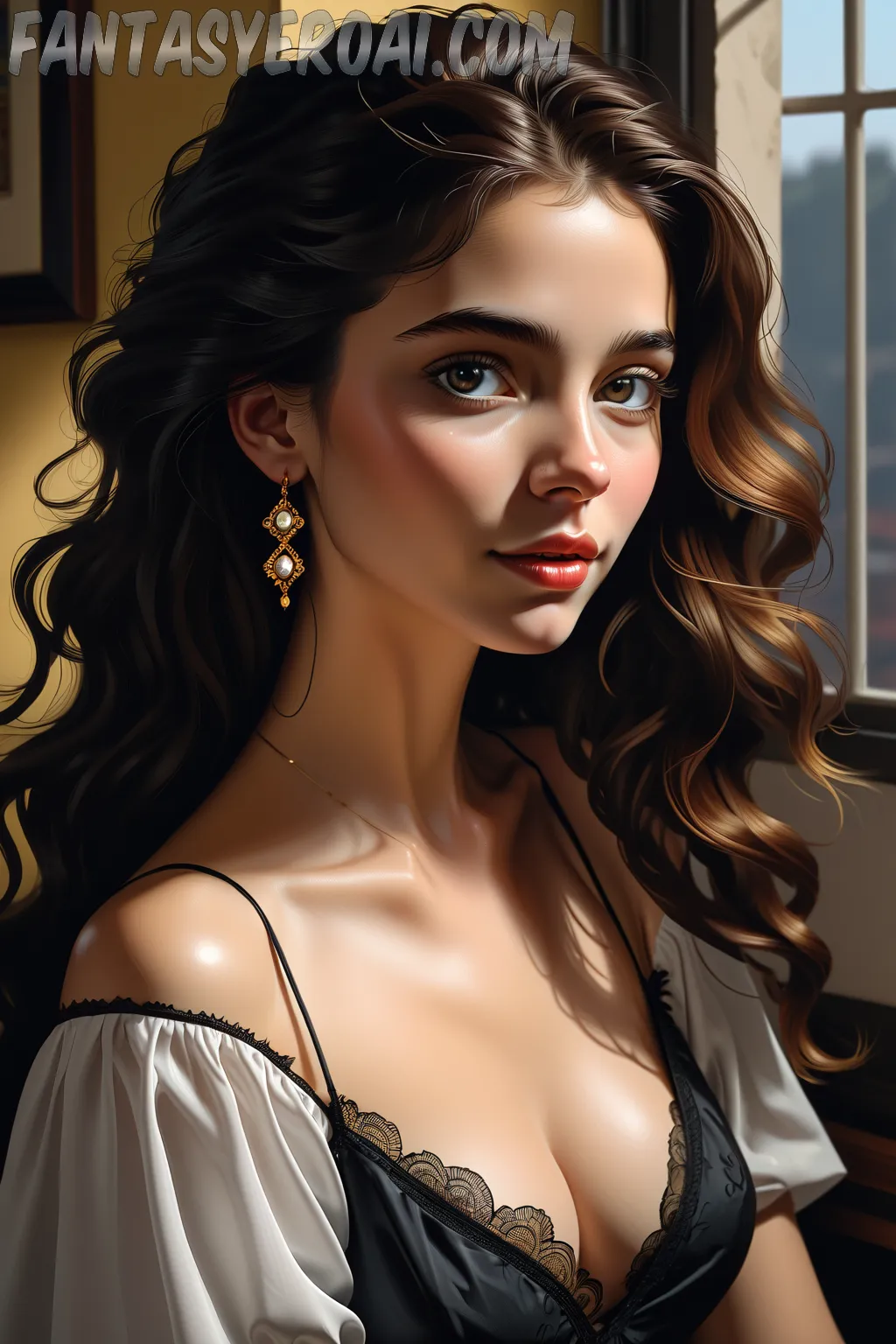 Arte hentai ilustración increíble de Bhad Bhabie Modelo generado por IA