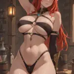 Arte hentai ilustración increíble de Bianca Borba Desnuda generado por IA