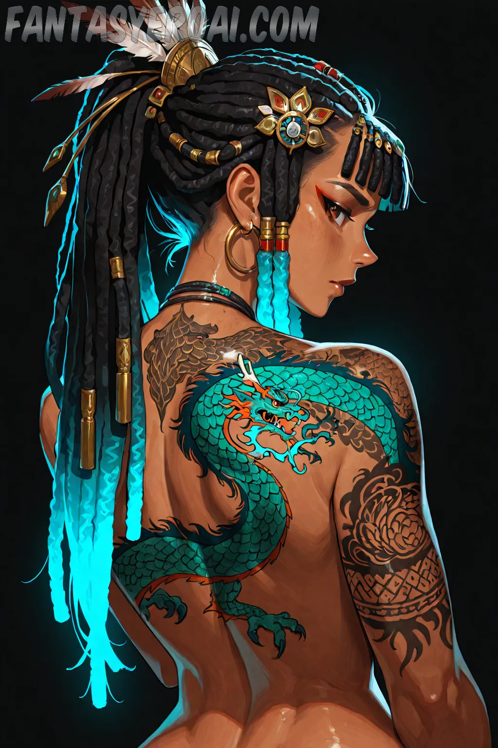 Arte hentai ilustración increíble de Bien Cogida generado por IA